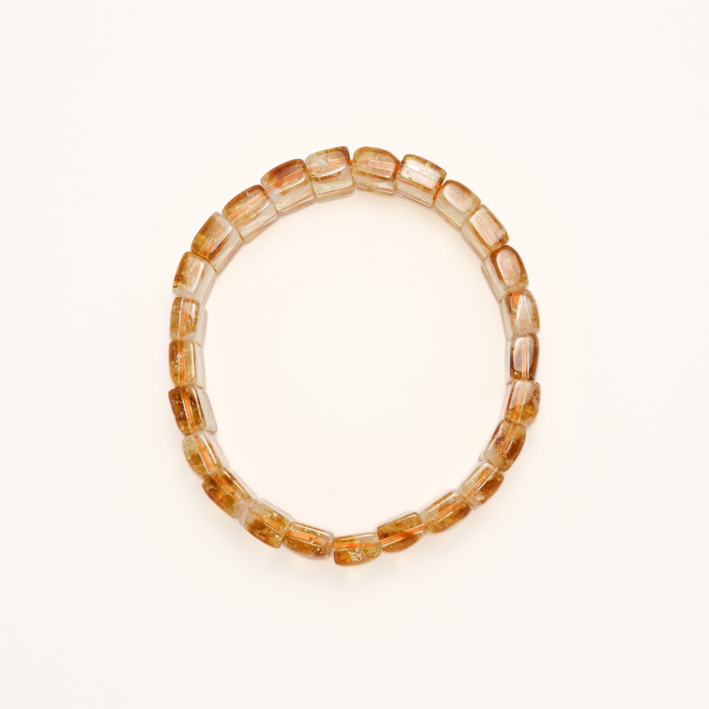 God of Wealth II - Citrine Cube Bracelet
