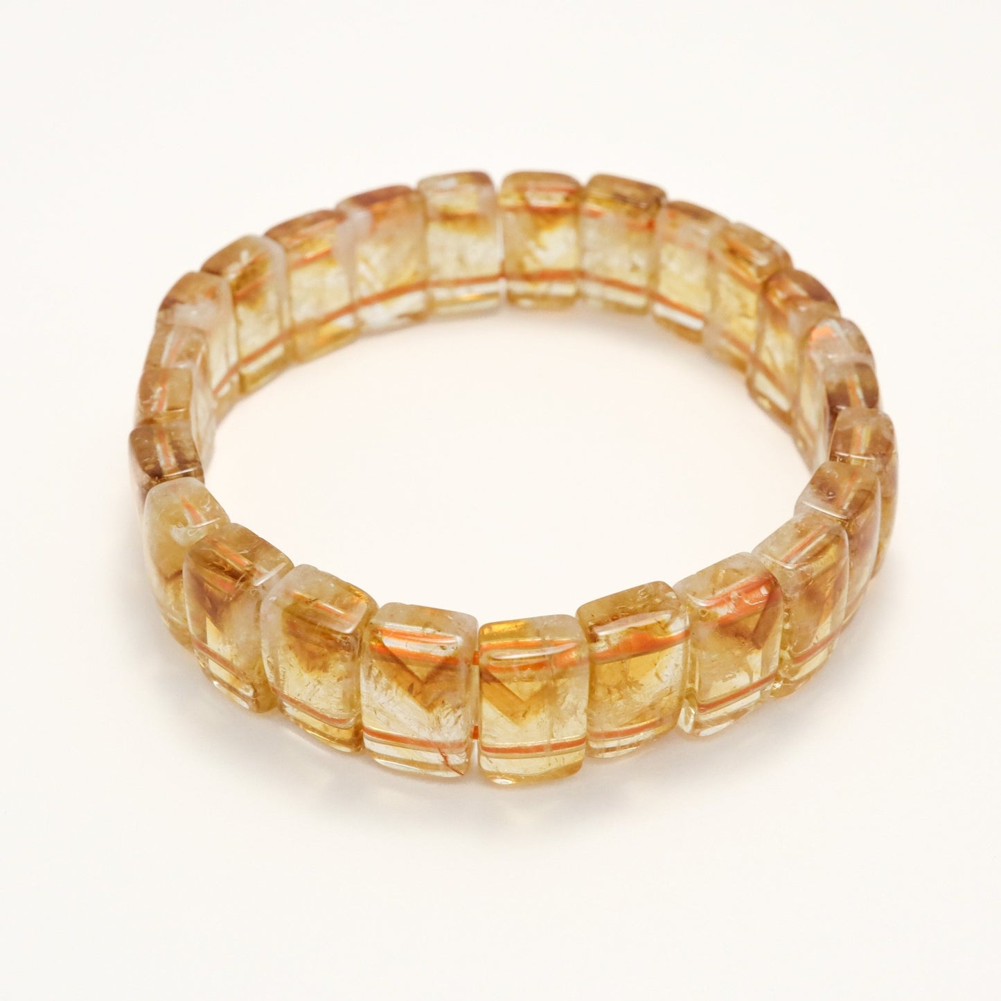 God of Wealth II - Citrine Cube Bracelet