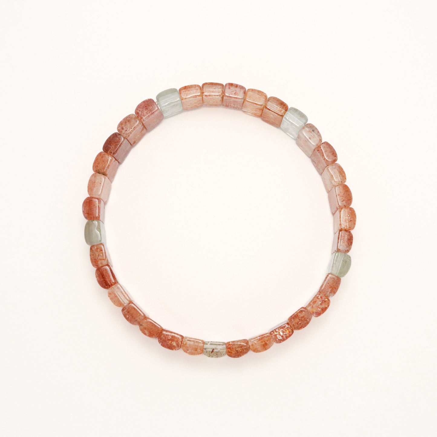 Goddess of Sun - Arusha Sunstone Cube Bracelet