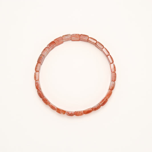 Apollo Pride - Golden Sunstone Cube Bracelet