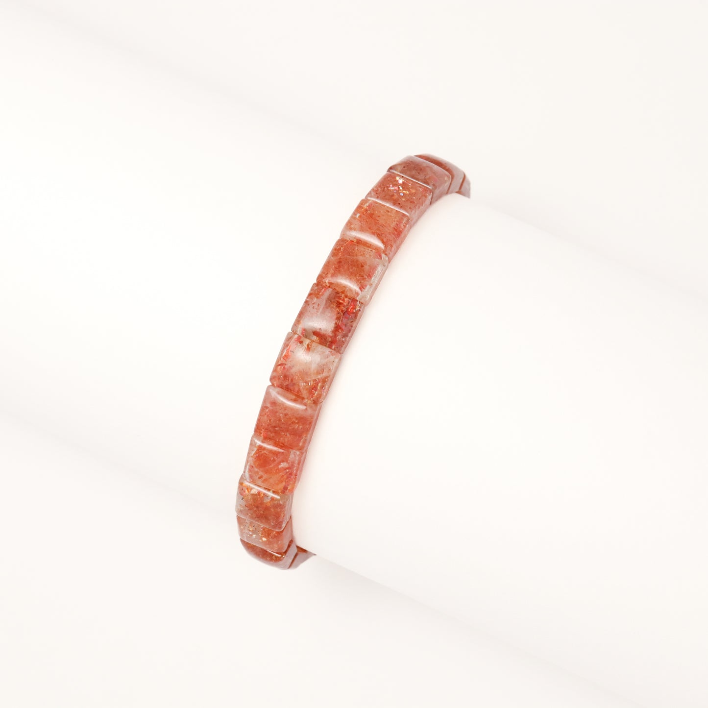Apollo Pride - Golden Sunstone Cube Bracelet