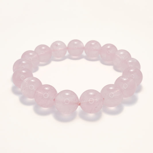 Aphrodite Love I - Grapefruit Rose Quartz Bracelet