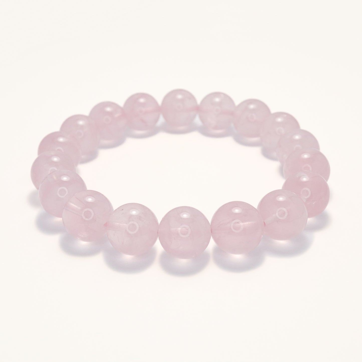 Aphrodite Love II - Grapefruit Rose Quartz Bracelet