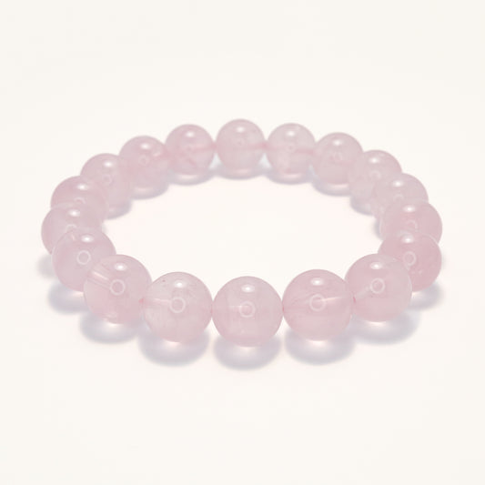 Aphrodite Love II - Grapefruit Rose Quartz Bracelet