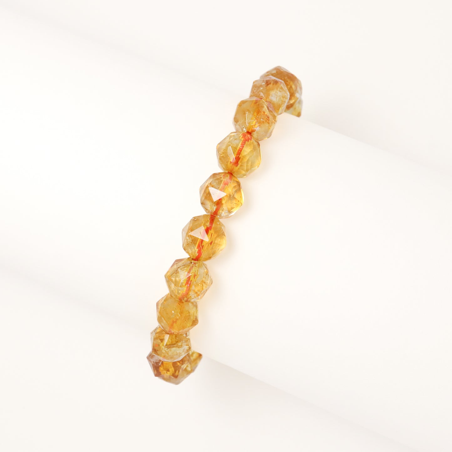 Lucky Secret - Citrine Diamond Cut Bracelet