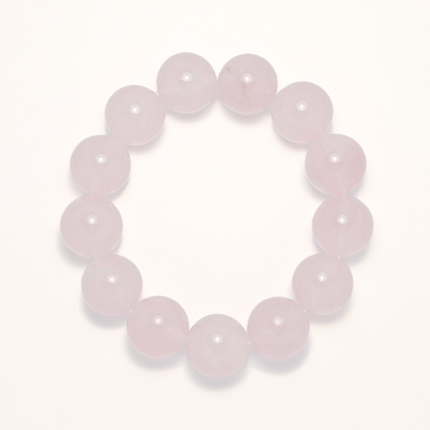 Infinite Love I - High Grade 18mm Rose Quartz Bracelet