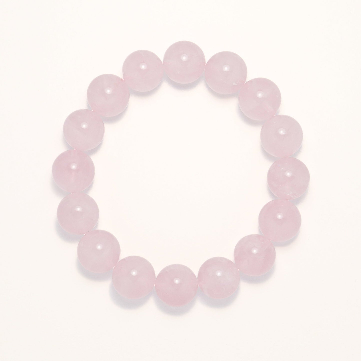 Aphrodite Love III - Grapefruit Rose Quartz Bracelet