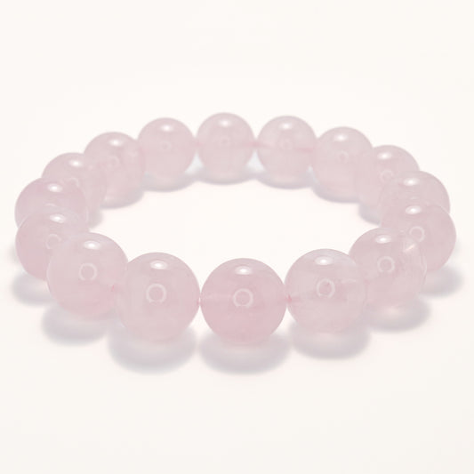 Aphrodite Love III - Grapefruit Rose Quartz Bracelet