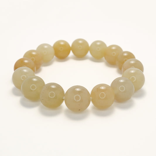 Yellow Strawberry Jam - She Tai Cui Jade Bracelet