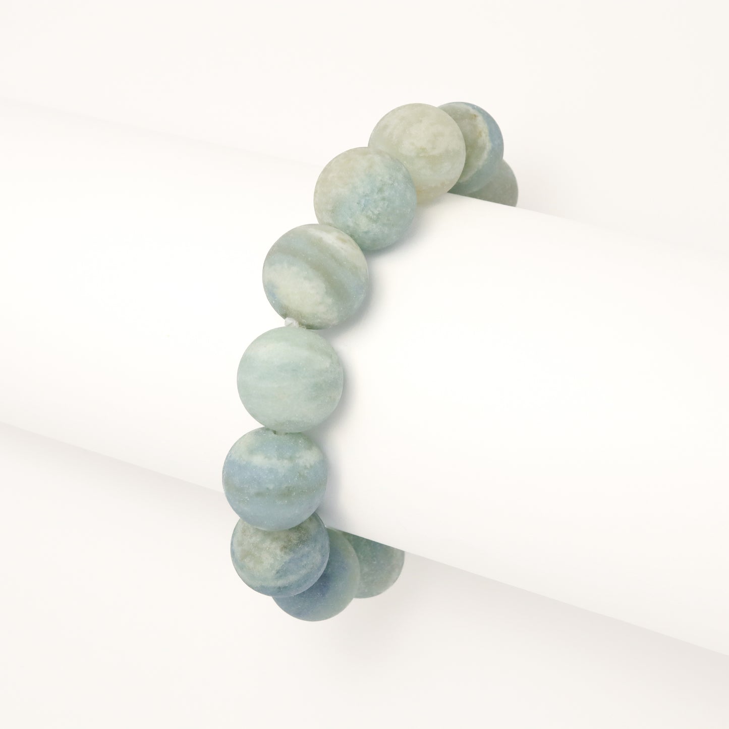 Blue Sky II - She Tai Cui Raw Stone Bracelet