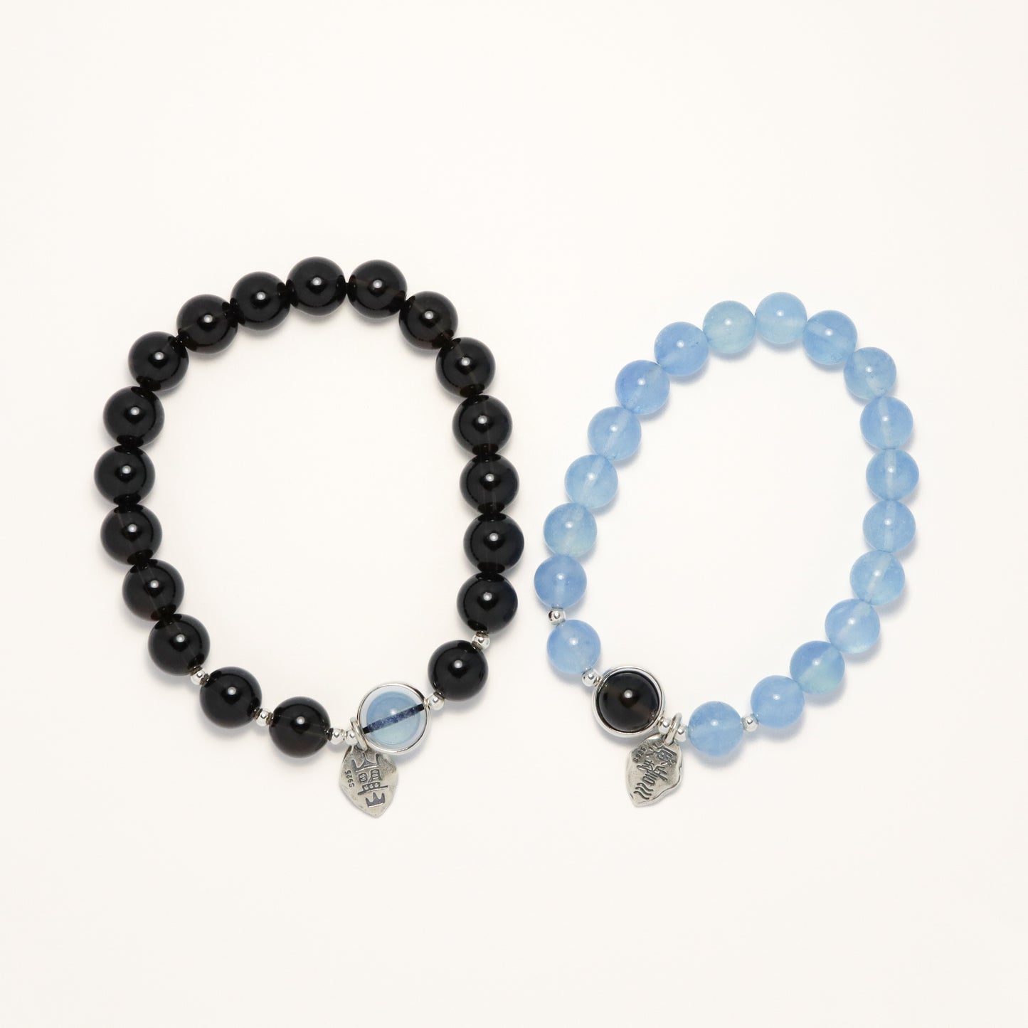 Valentine's Day Special II - Aquamarine & Tea-Color Citrine Bracelet (A & B)