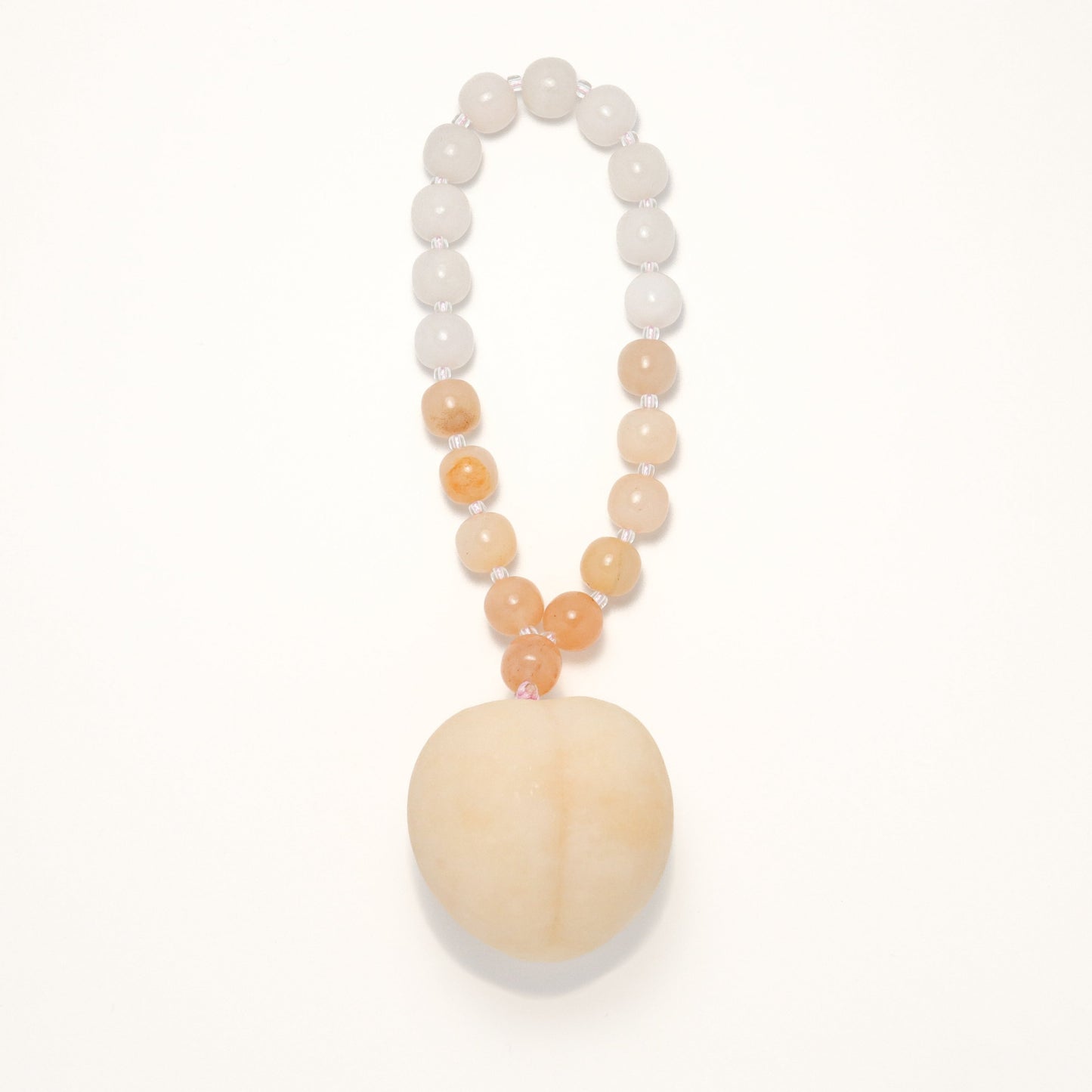 Pinky Peach - She Tai Cui Jade Raw Stone Hand Pieces / Sculpture Ornament