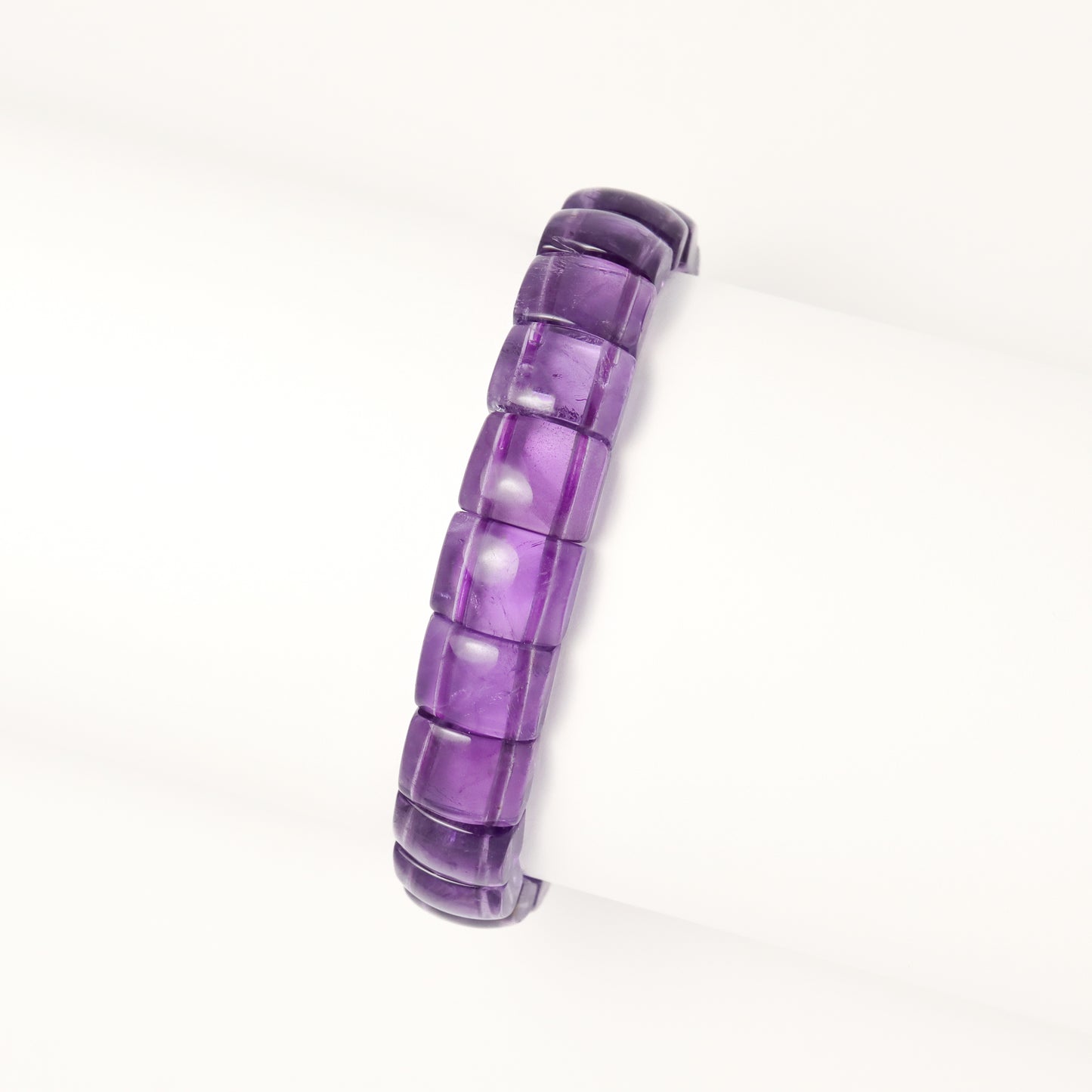 Purple Fairy - High Quality Amethyst Cube Bracelet