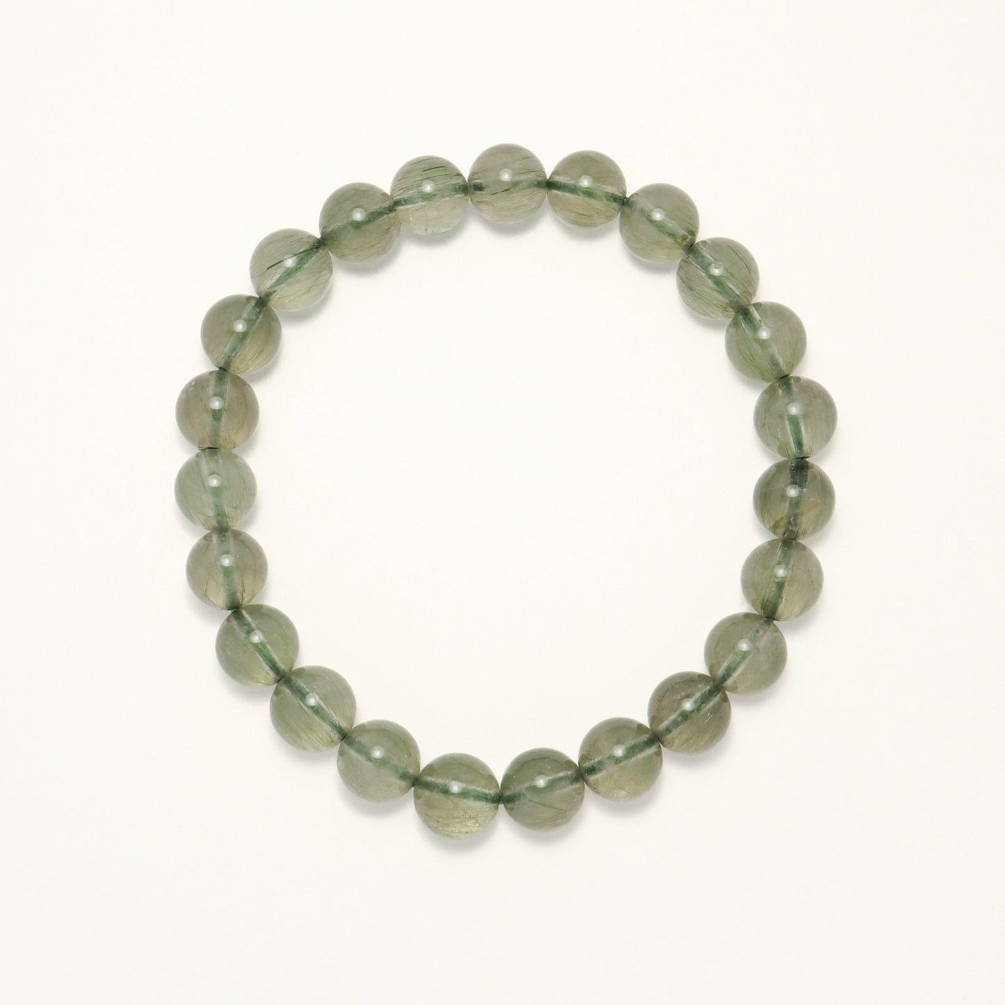 Career Green Light - Green Rutilated Quartz Bracelet
