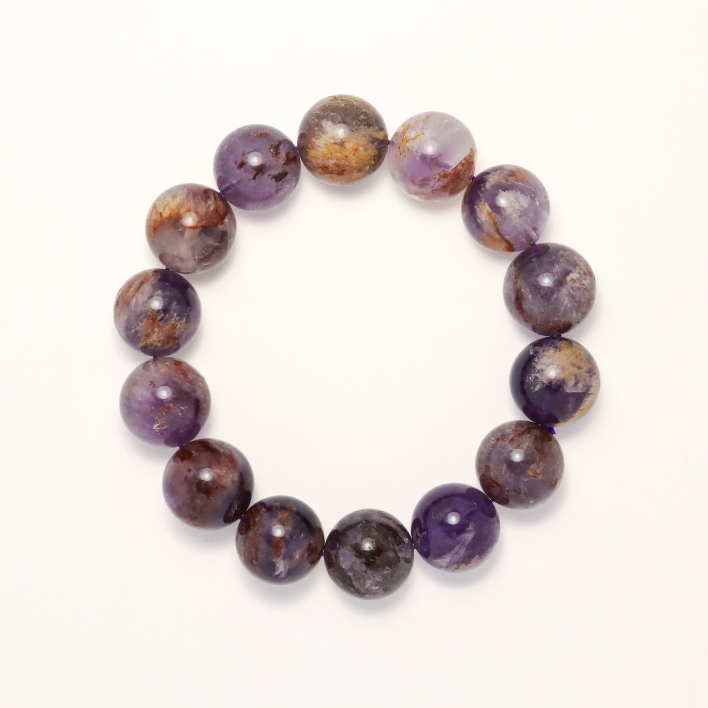 Dragon Flame - 16.5mm Amethyst Phantom Bracelet (Female & Male)