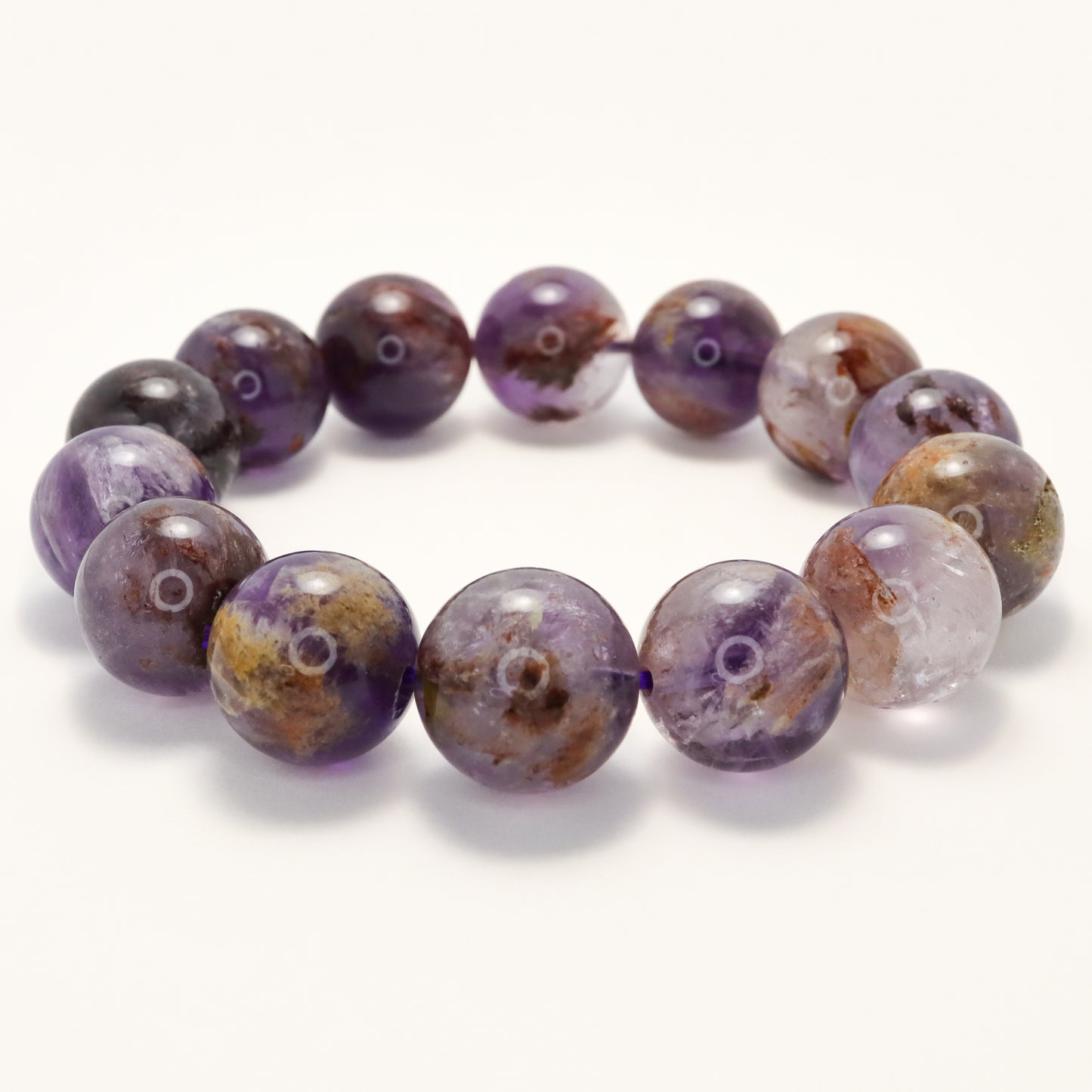 Dragon Flame - 16.5mm Amethyst Phantom Bracelet (Female & Male)