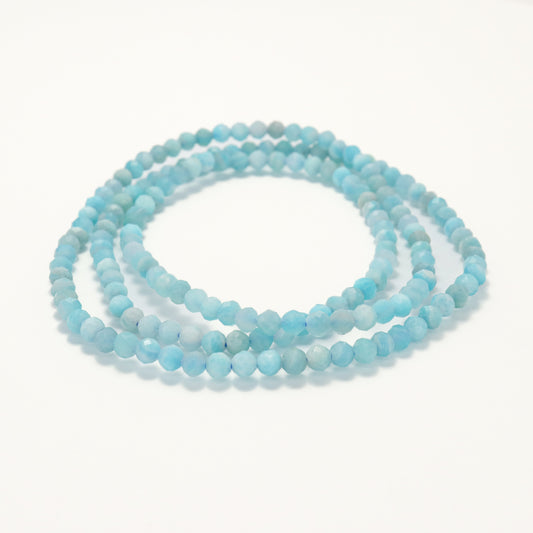 Sky & River - 3 Row Amazonite Bracelet