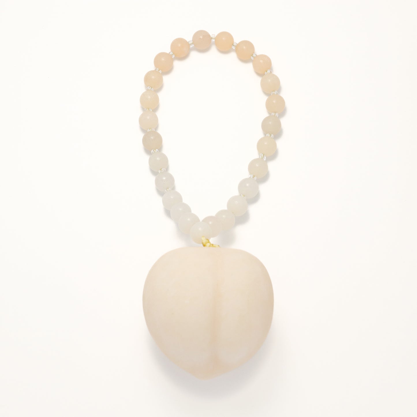 Snow Peach - Ice White She Tai Cui Jade Raw Stone Hand Pieces / Sculpture Ornament