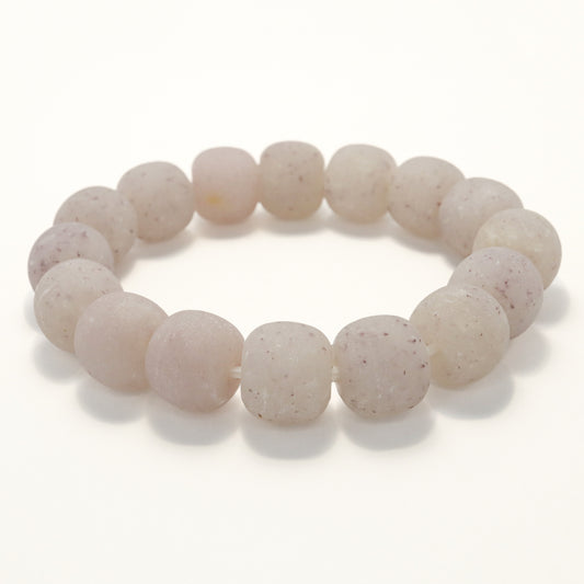 Taro Bits - Purple She Tai Cui Jade Raw Stone Bracelet