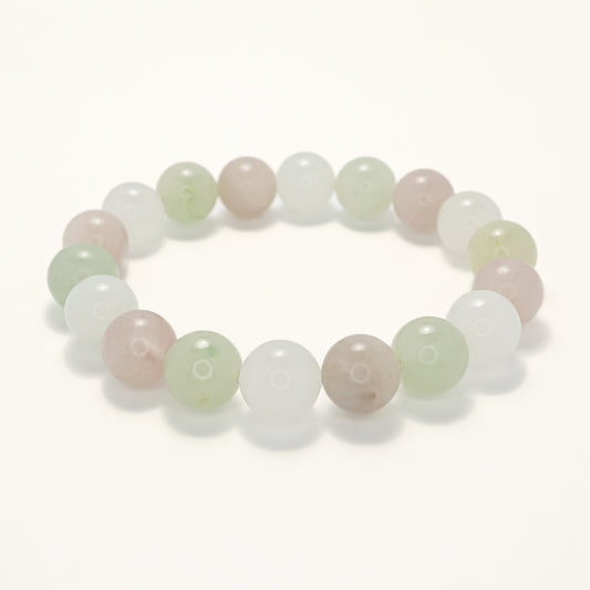 Jelly Beans - Colorful She Tai Cui Jade Beads Bracelet