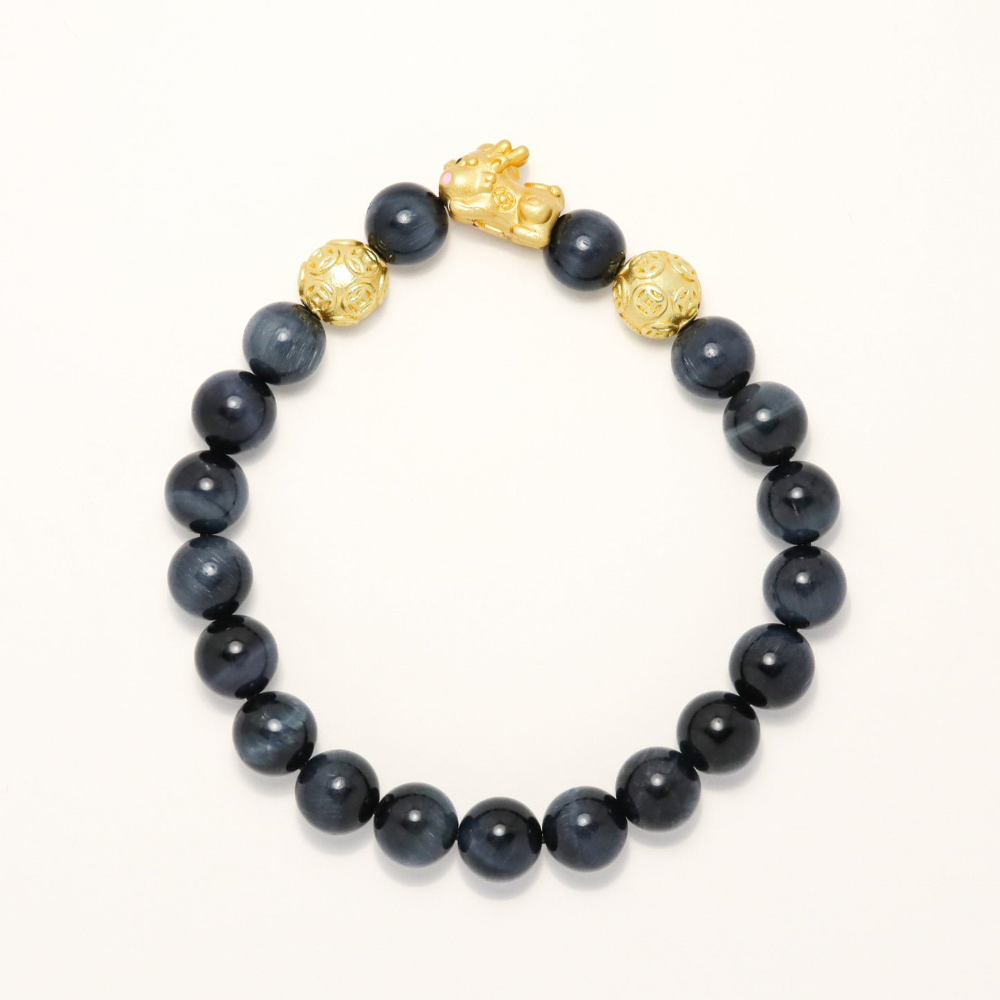 Ancient Blessing - Blue Tiger Eye Bracelet