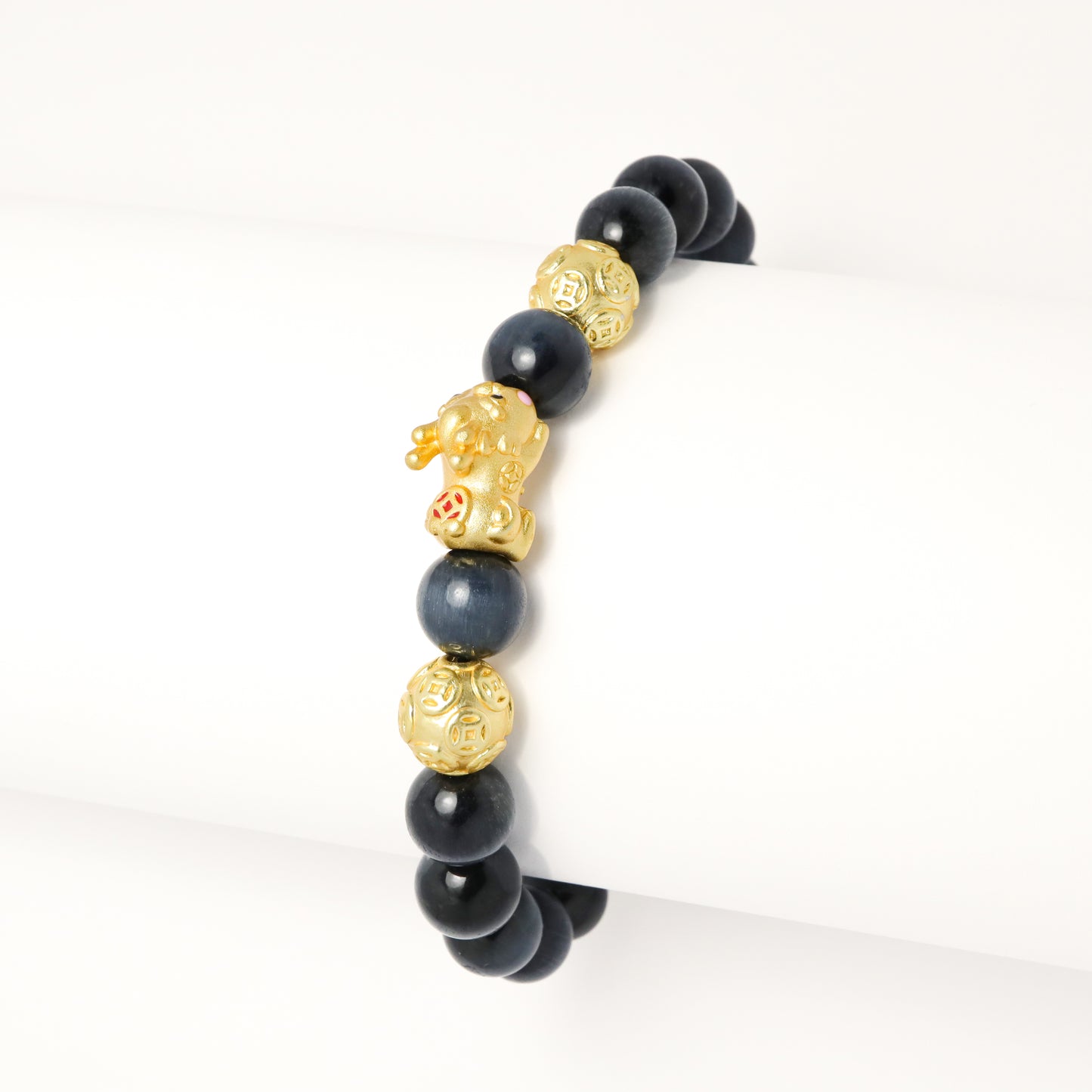 Ancient Blessing - Blue Tiger Eye Bracelet