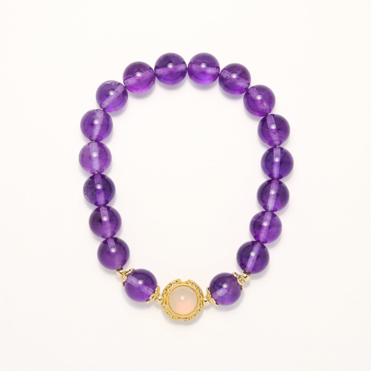 Spirituality - Vintage Chic Amethyst Bracelet