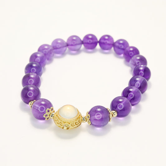 Spirituality - Vintage Chic Amethyst Bracelet