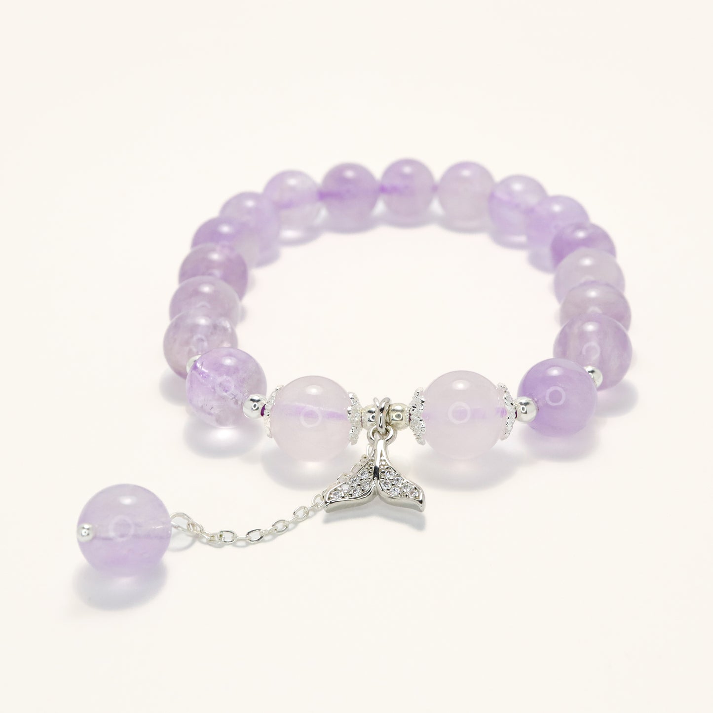 Mermaid Dream - Lavender Amethyst & Rose Quartz Bracelet