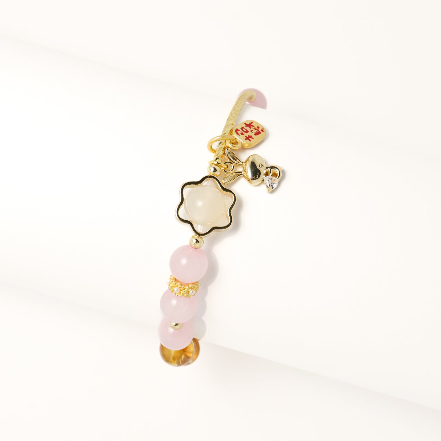 Love & Career - Rose Quartz & Citrine Bracelet