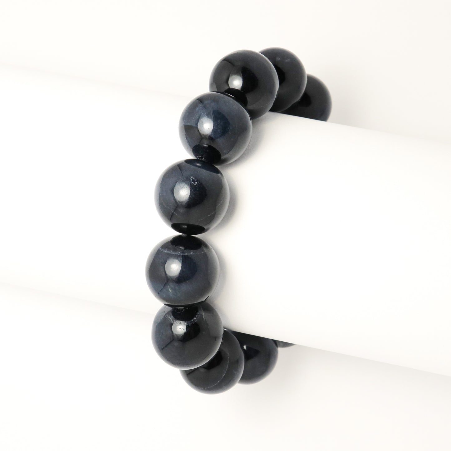 Dark Emperor II - Blue Tiger Eye Stone Bracelet