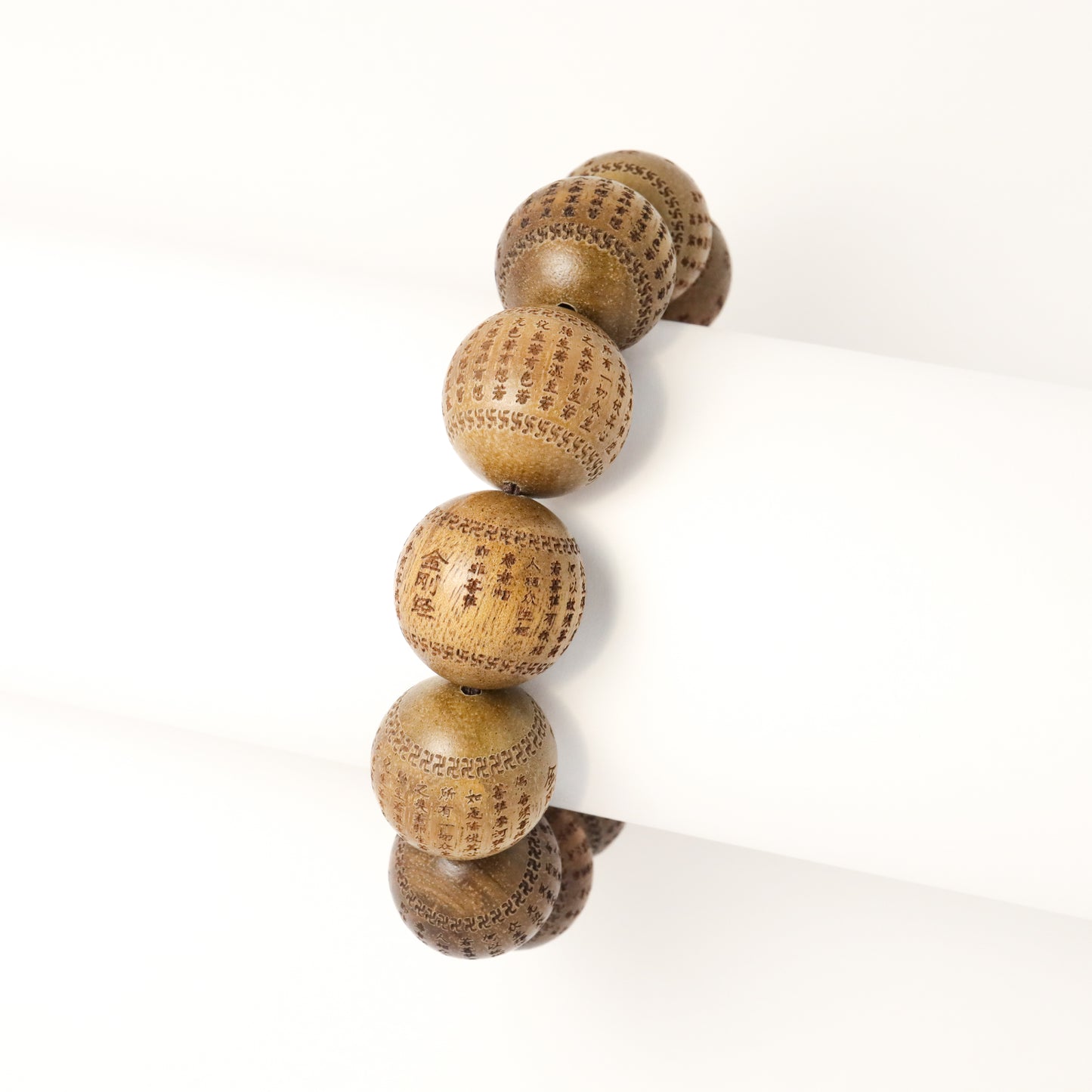 Diamond Sutra - Golden Sandalwood Bracelet