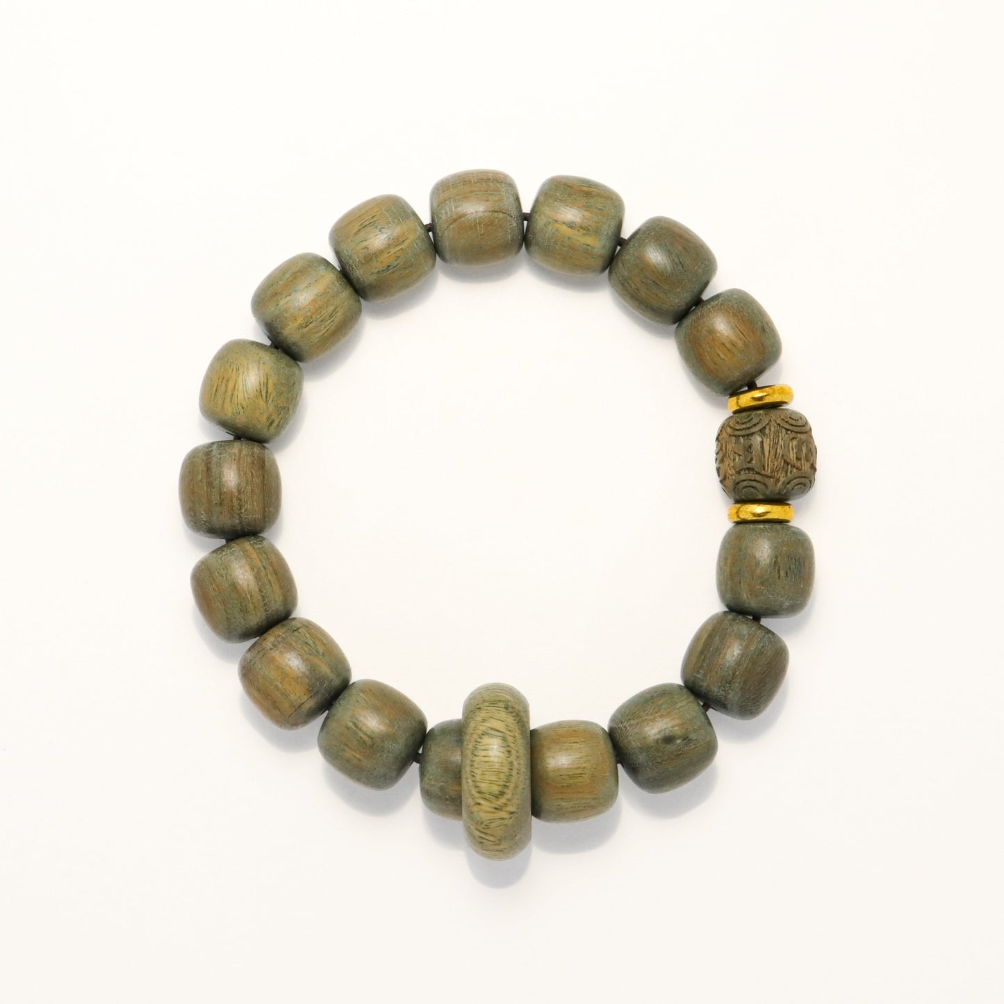 Children Of The Forest II - Green Sandalwood Bracelet