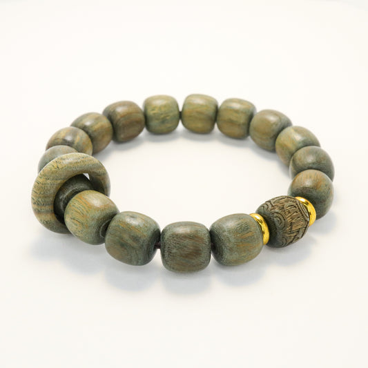 Children Of The Forest II - Green Sandalwood Bracelet