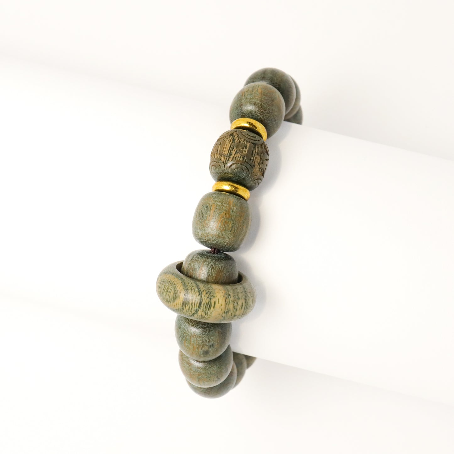 Children Of The Forest II - Green Sandalwood Bracelet