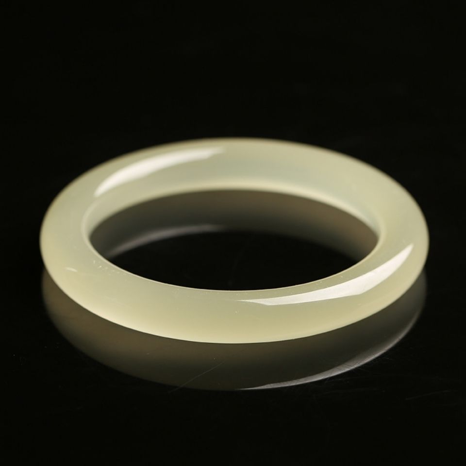 Mont Ice - Qingbai Jade Light Green Afghanistan Jade Bangle Bracelet (Pre-Sale) (Some in Stock)