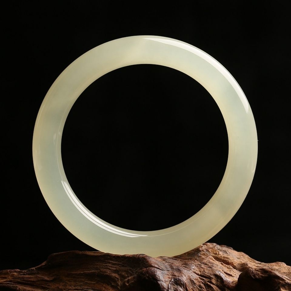 Mont Ice - Qingbai Jade Light Green Afghanistan Jade Bangle Bracelet (Pre-Sale) (Some in Stock)