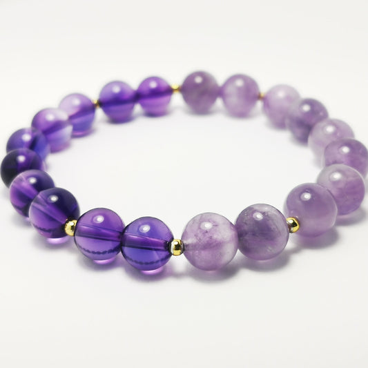 Dreams & Love - Amethyst & Lavender Amethyst Bracelet