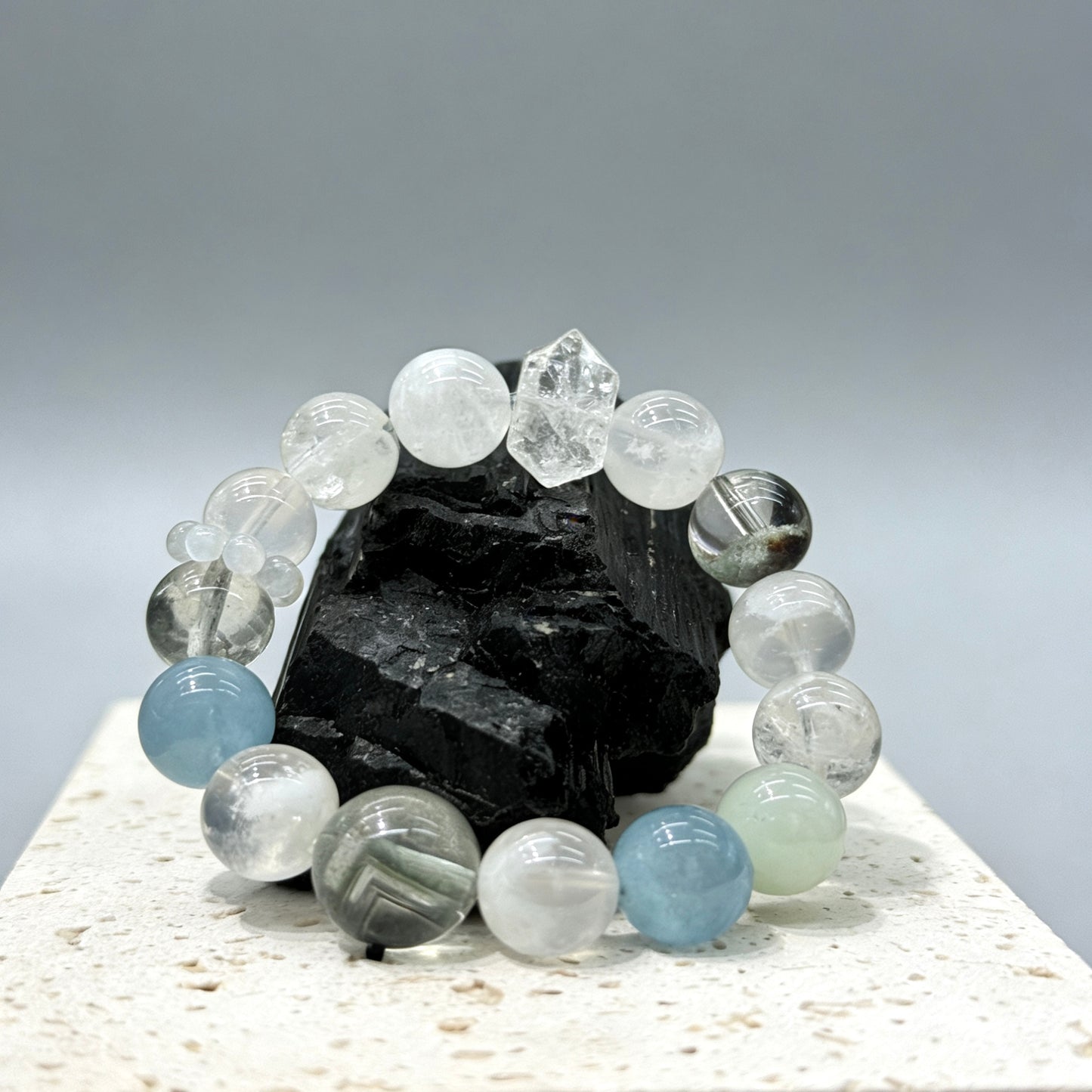 Phantom Quartz Multi-Gem Bracelet - Whispering Grove
