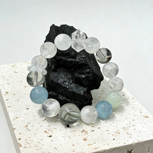 Phantom Quartz Multi-Gem Bracelet - Whispering Grove