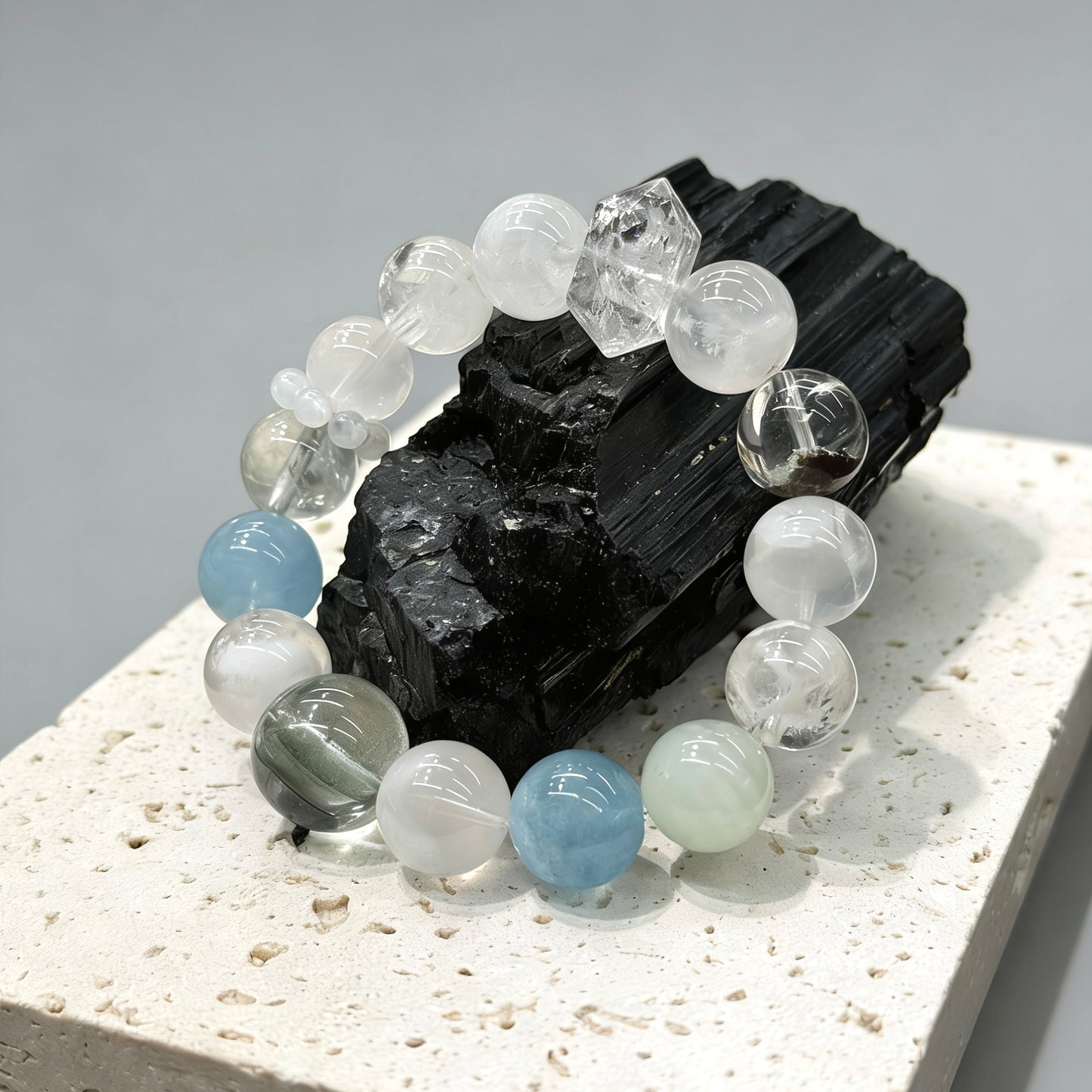 Phantom Quartz Multi-Gem Bracelet - Whispering Grove