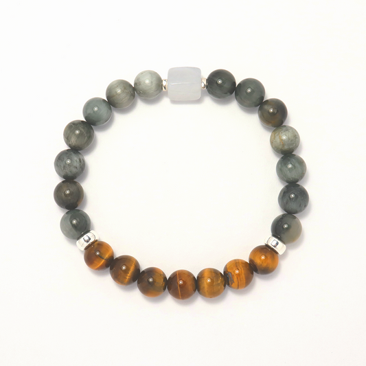 Sphinx's Gaze Armor - Hawk's Eye & Tiger's Eye Guardian Bracelet