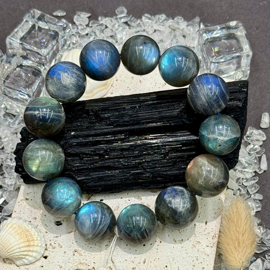 Grey Moonstone Bracelet - Lunar Stillness