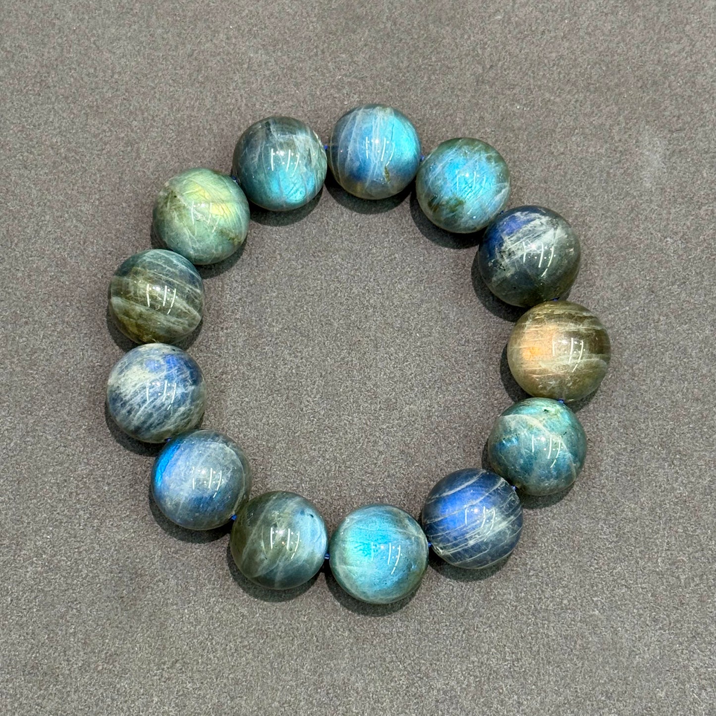 Grey Moonstone Bracelet - Lunar Stillness