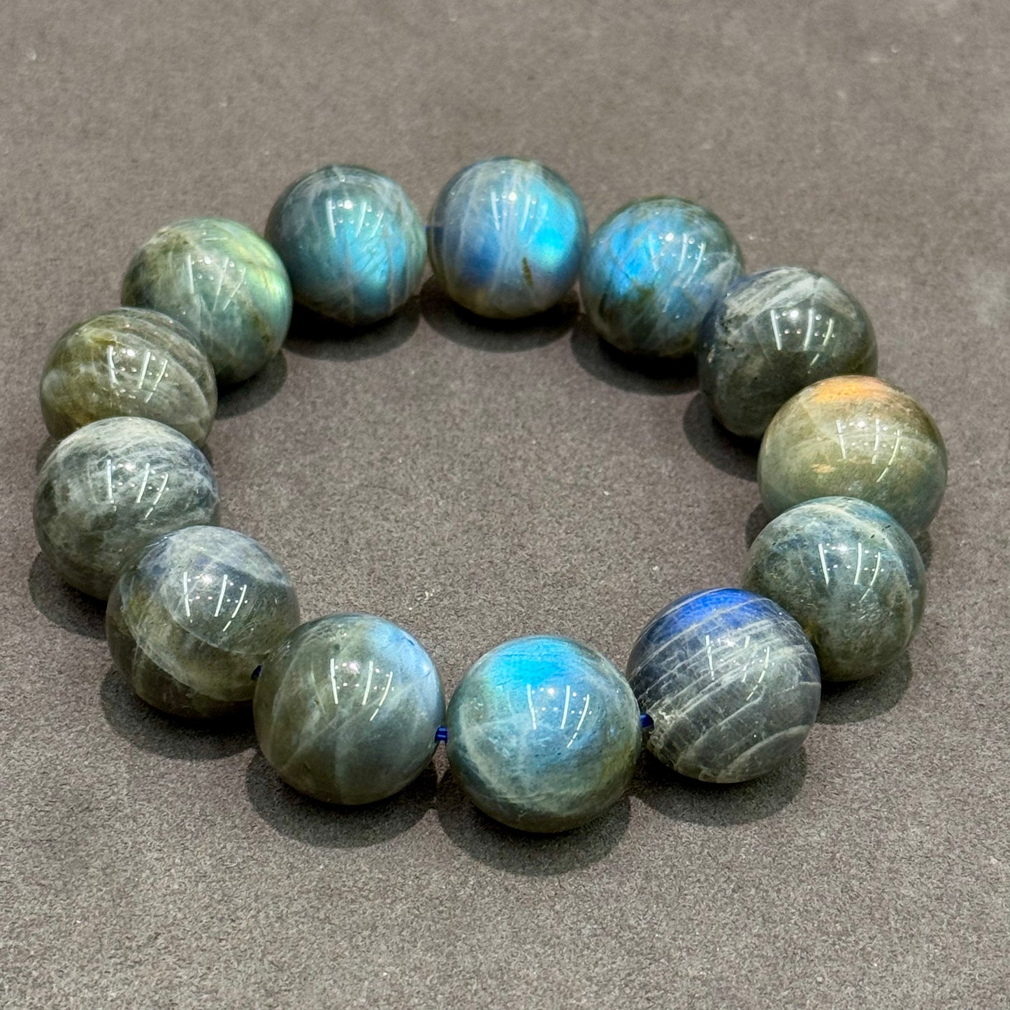 Grey Moonstone Bracelet - Lunar Stillness