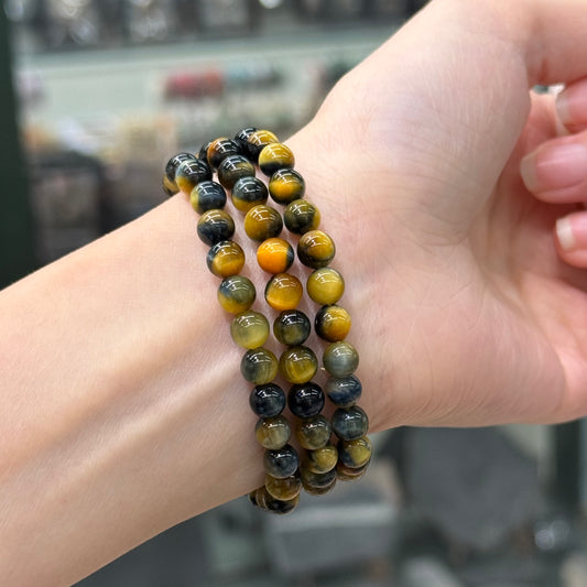 Blue-Golden Tiger’s Eye Bracelet - Shadowlight Vision
