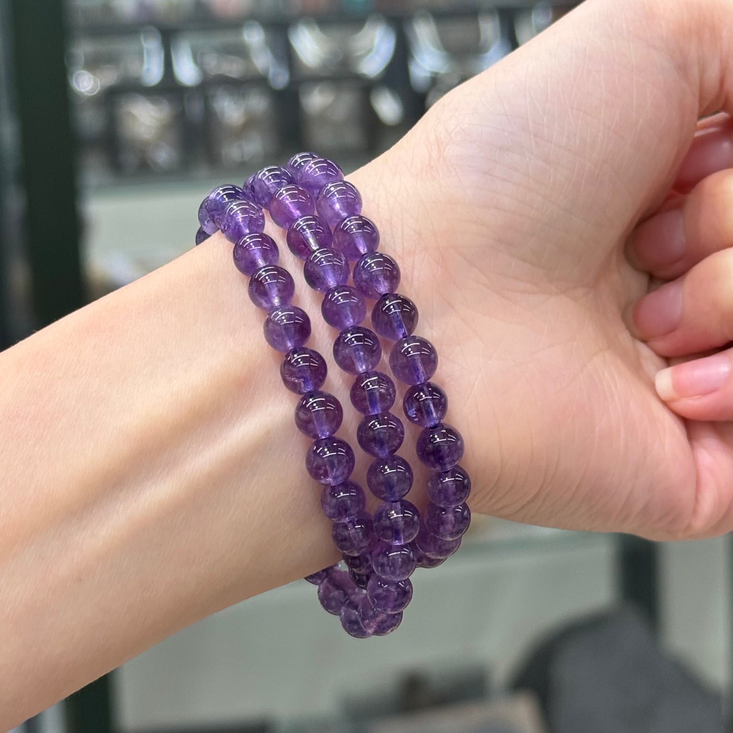 Brazilian Icy Lavender Amethyst Bracelet - Dream Path