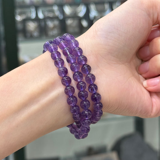 Brazilian Icy Lavender Amethyst Bracelet - Dream Path