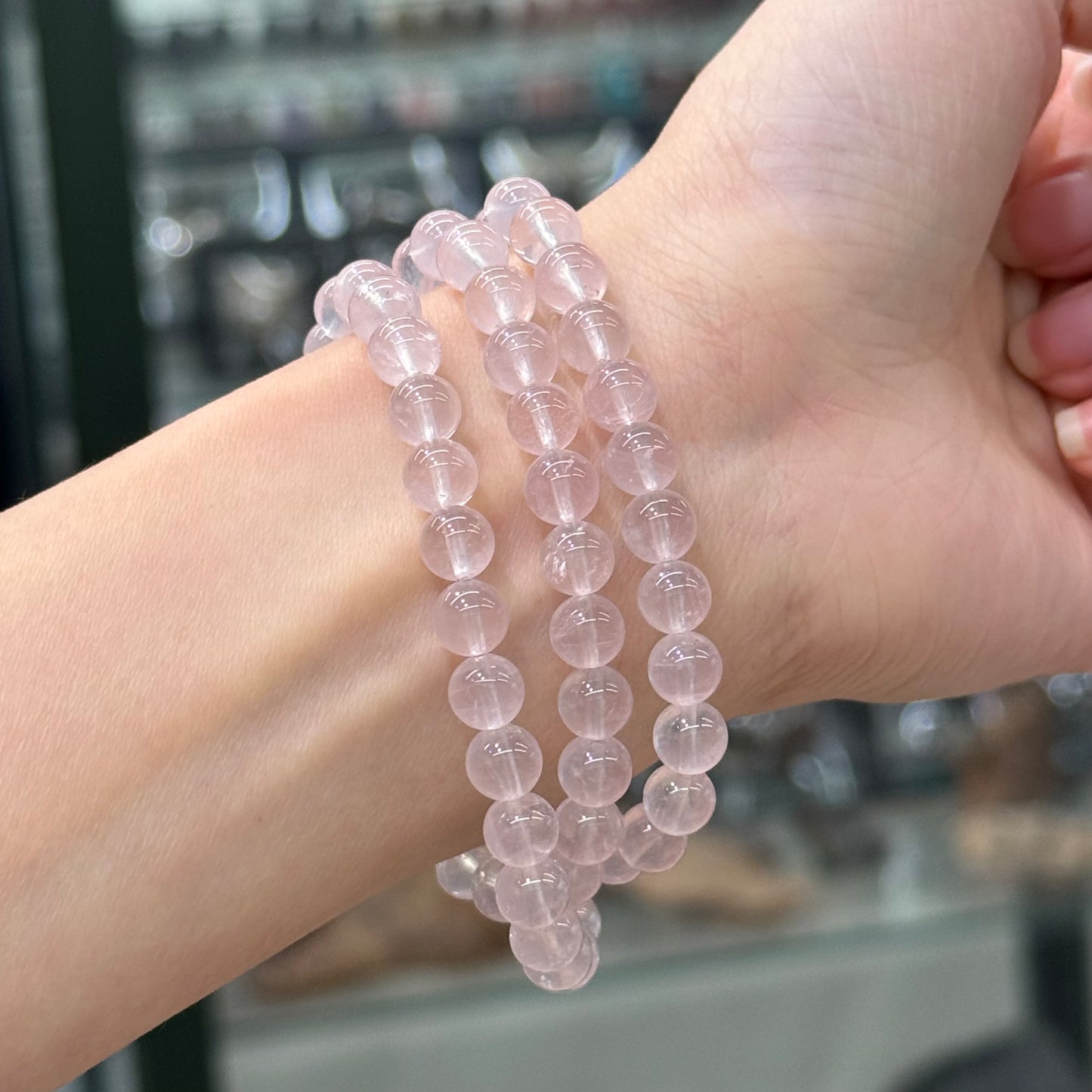 Mozambique Rose Quartz Bracelet - Love Ourselves