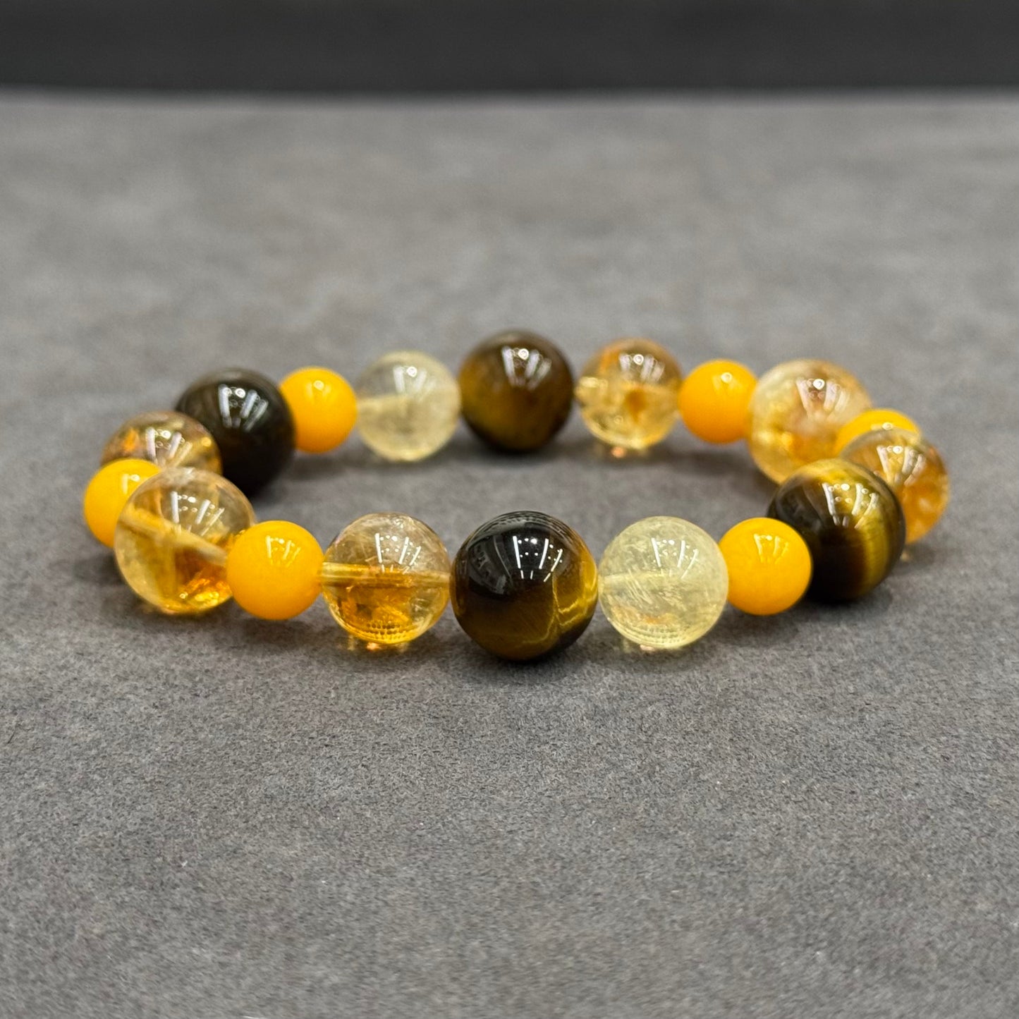 Earth Elemental Flow Multi-Gemstone Bracelet - “The Center Holds, The Soul Blooms.”